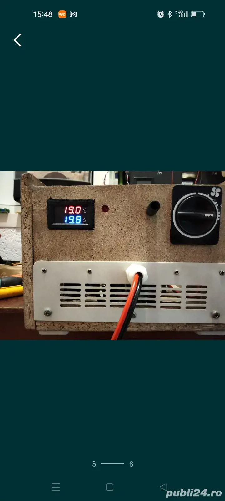 Redresor incarcator acumulator auto