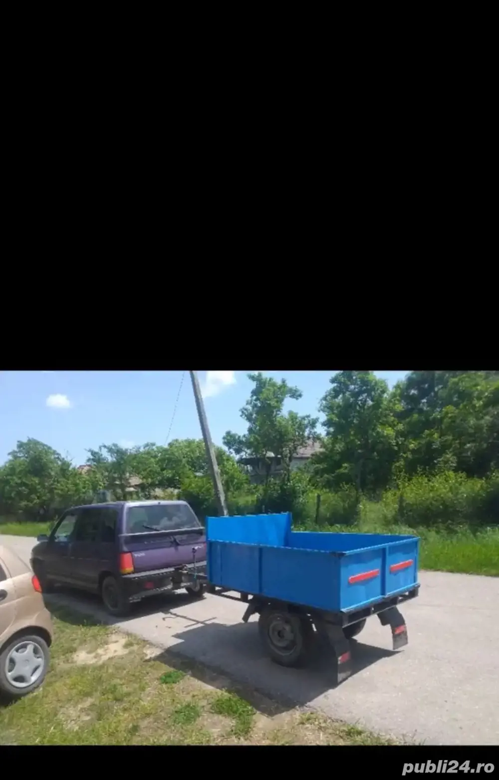 Daewoo Tico cu remorca