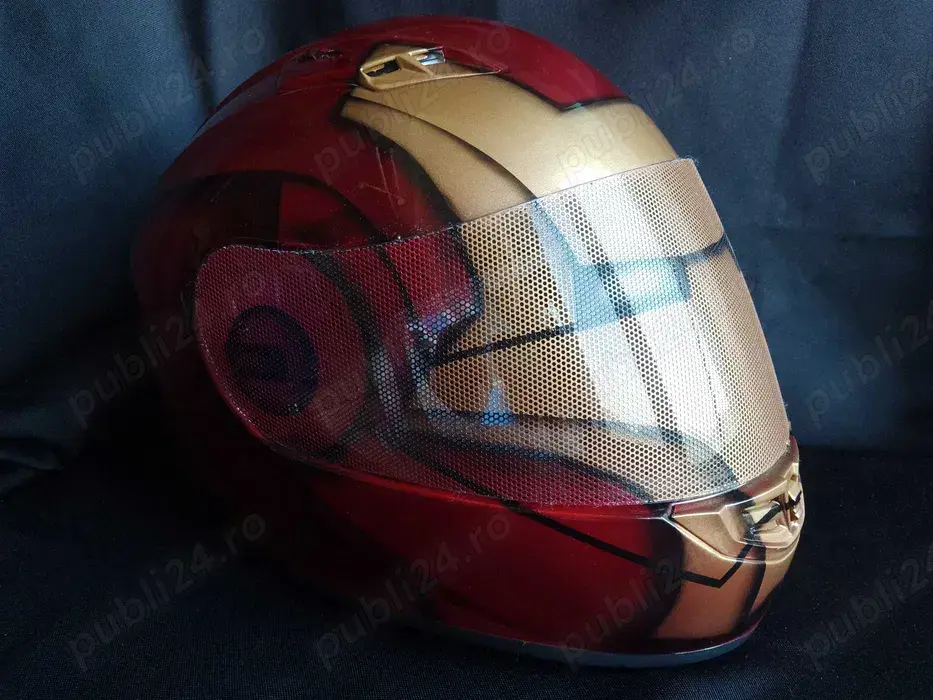 Casca Motocicleta Iron Man --- NOUA --- Kawasaki Suzuki Honda Yamaha KTM Ducati BMW Aprilia Racing Casca Motocicleta Iron Man --- NOUA --- Kawasaki Suzuki Honda Yamaha KTM Ducati BMW Aprilia Racing