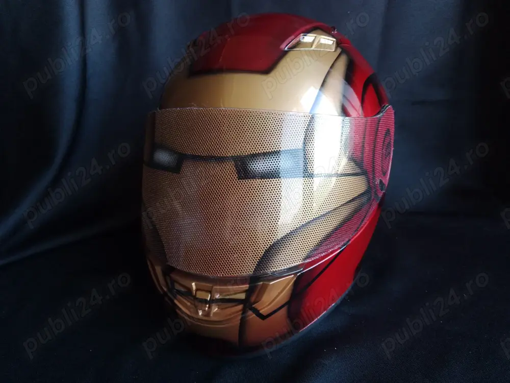 Casca Motocicleta Iron Man Vopsita'n SUA & 2 vizoare Kawasaki Suzuki Honda Yamaha KTM Ducati Aprilia