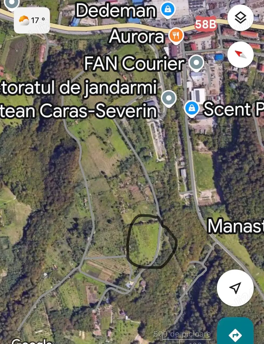 Vand Parcele Teren in Resita in spate la Jandarmerie 