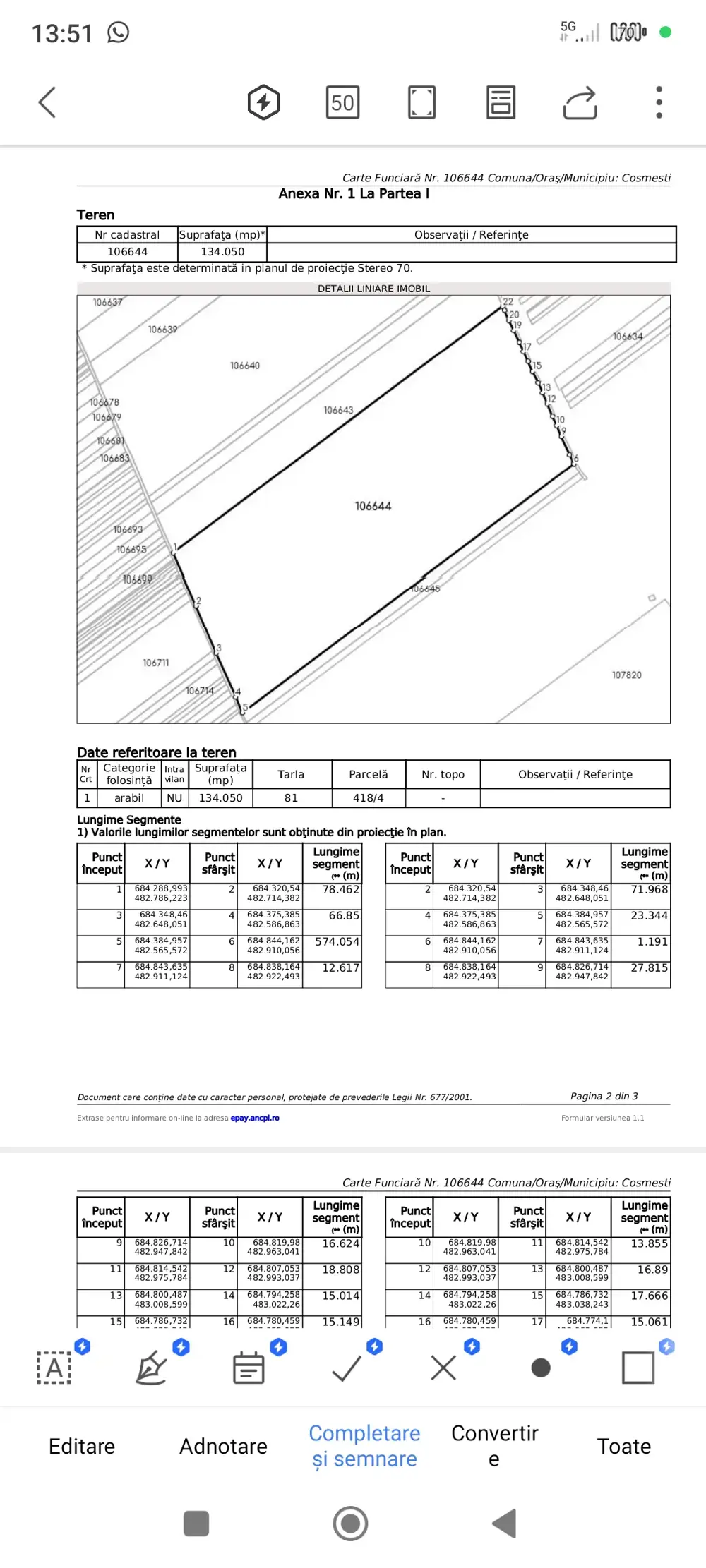 Teren extravilan 10ha