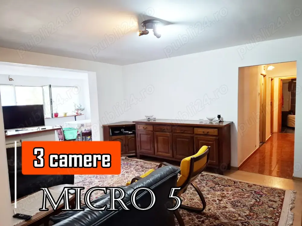apartament 3 camere ,parter cu balcon,  Micro 5 apartament 3 camere ,parter cu balcon,  Micro 5