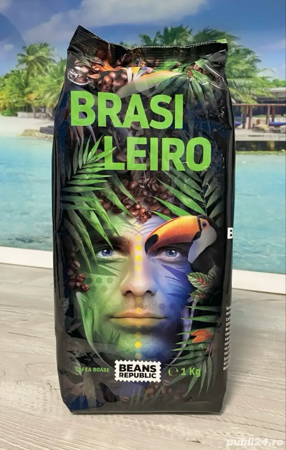 Cafea boabe Brasileiro 100% Arabica, Beans Republic, 1 kg