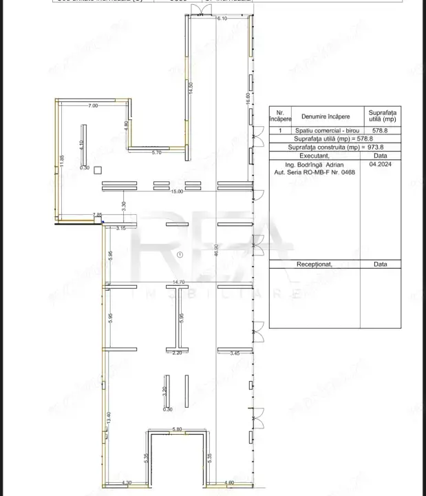 Spatiu Comercial | Inchiriere totala sau partiala | Bloc Nou | 