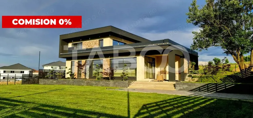 Casa individuala in natura terasa mare si piscina interioara Cisnadie