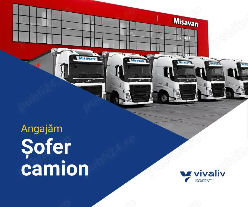 Angajam conducatori auto C E   sofer camion - Iasi 