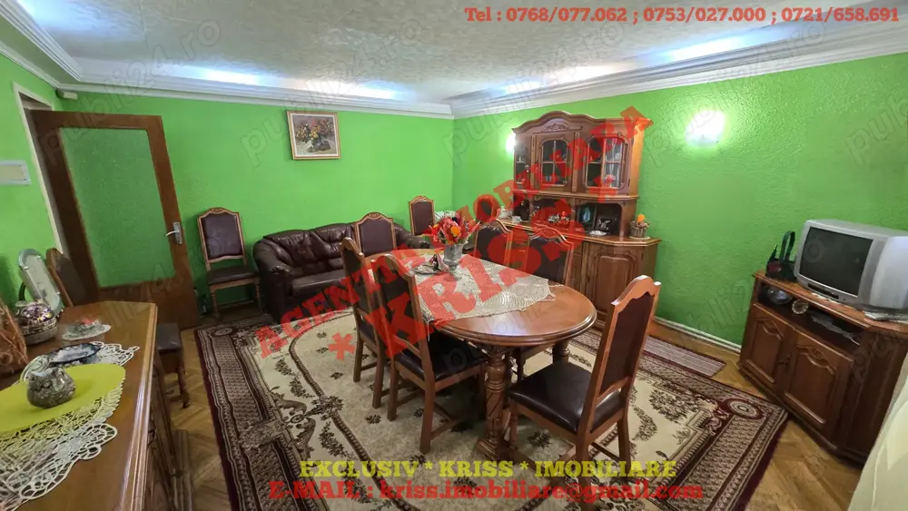 NOU PE PIAȚĂ !!! Apartament 4 Camere ULTRACENTRAL Confort 1 Decomandat Etaj 2 Liber 98 Mp.