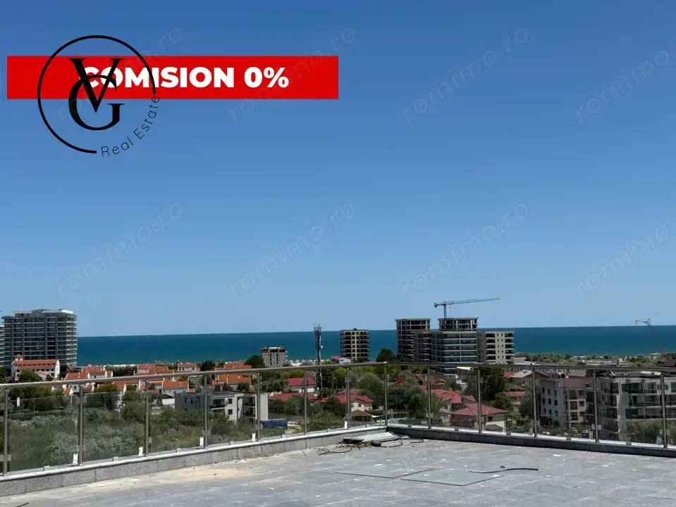 Penthouse - Vedere catre lac si mare - Terasa 250 mp -Mamaia Sat