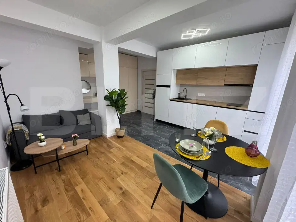 Apartament cu 2 camere, terasa, parcare subterana, zona Terra