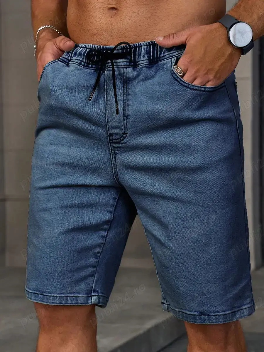 Pantaloni scurți BARBATI din denim , casual-L 
