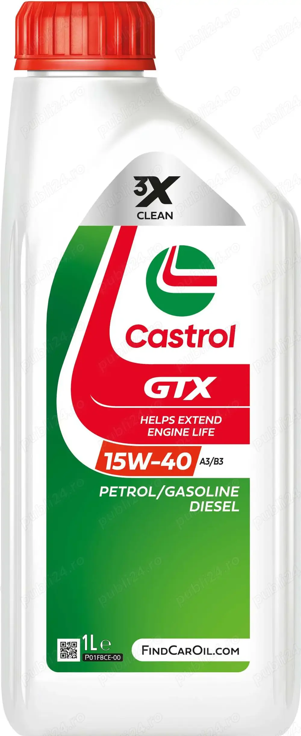Castrol GTX 15W-40 A3/B3- 1L