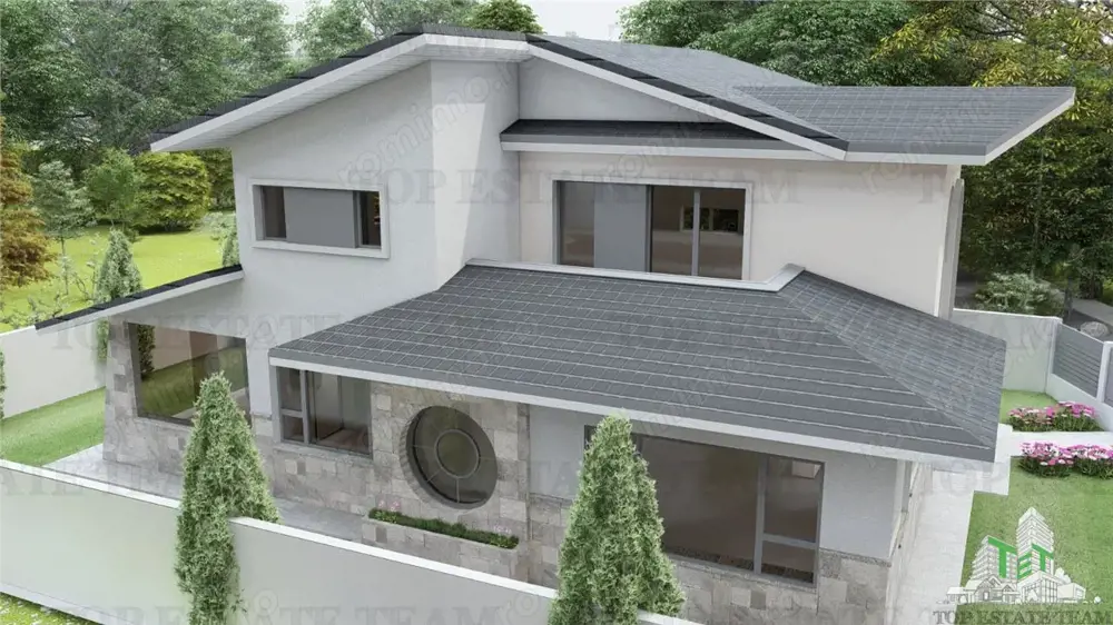 Vila superba in lucru, in zona exclusivista ROSU-DUDU-PADURE, 580 mp teren, 271 mp construiti, ideal