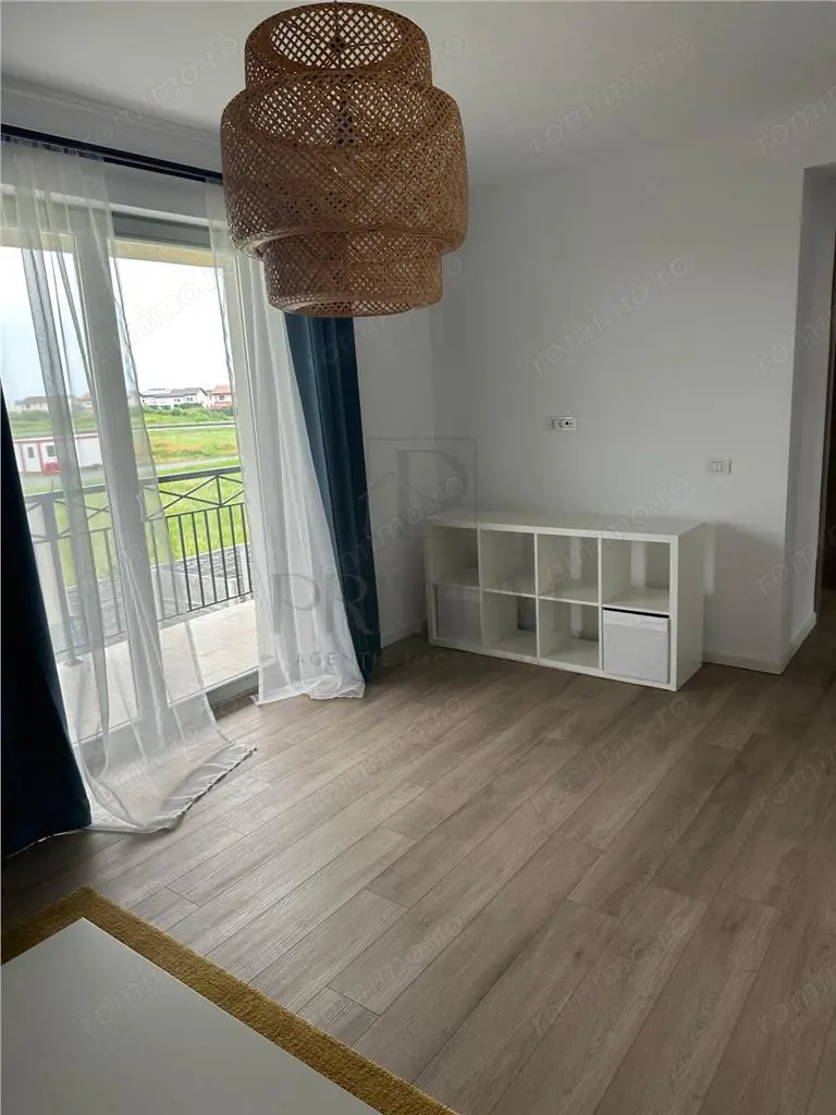 Apartament 2 camere - decomandat - mobilat utilat - balcon - incalzire in pardoseala