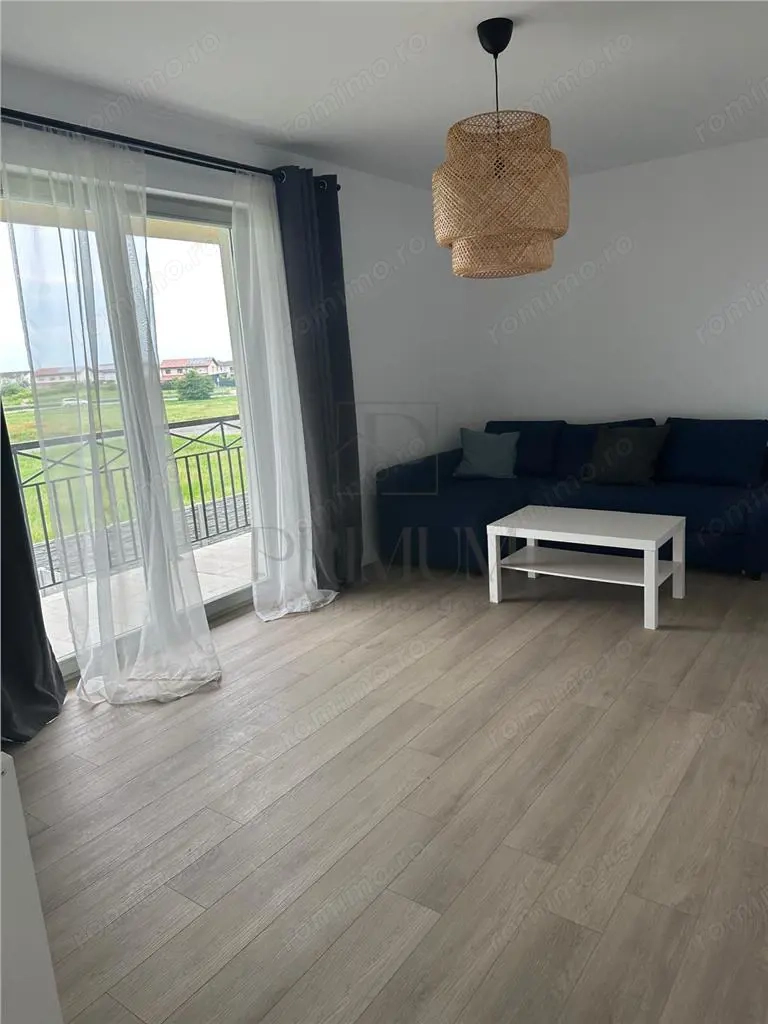 Apartament 2 camere - decomandat - mobilat utilat - balcon - incalzire in pardoseala