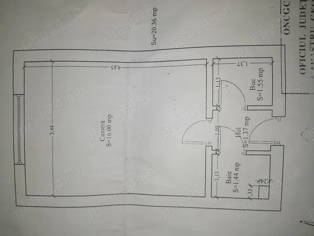 Vind garsoniera cf 3,22mp,etaj 4 4,comuna Agigea, județul Constanța, aproape de Mare, 18000euro 