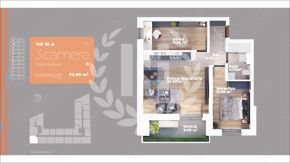 Apartament 3 camere | Metrou | Prețuri Promo