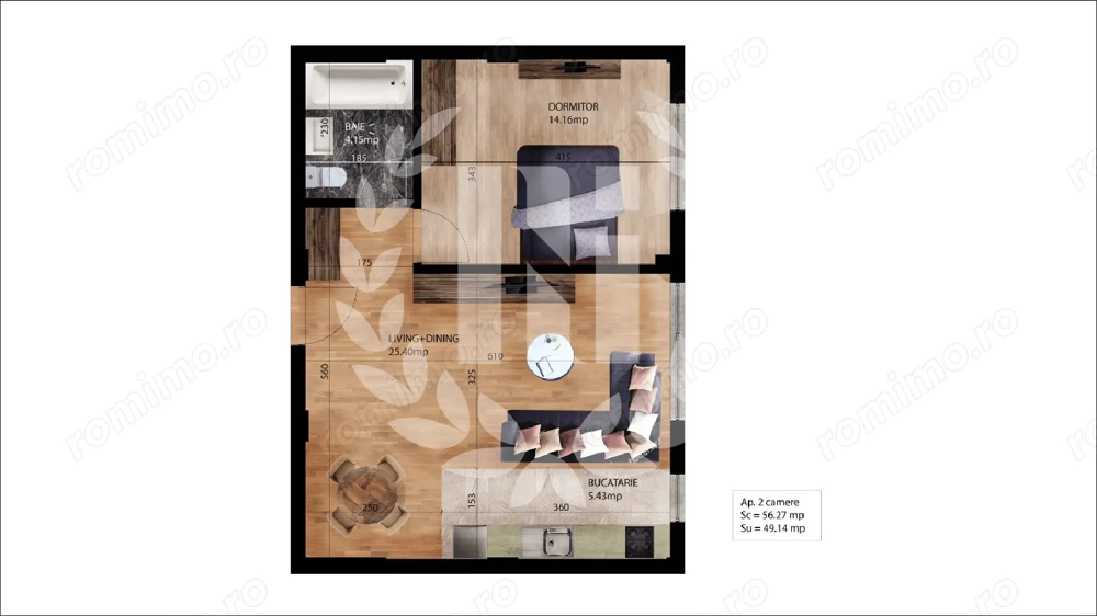 Apartament 2 camere  Pantelimon