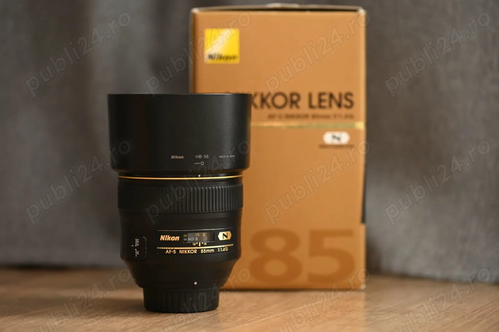 Obiectiv Nikon 85mm 1.4 G