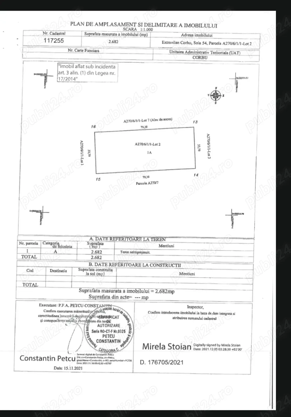 Teren de vânzare extravilan