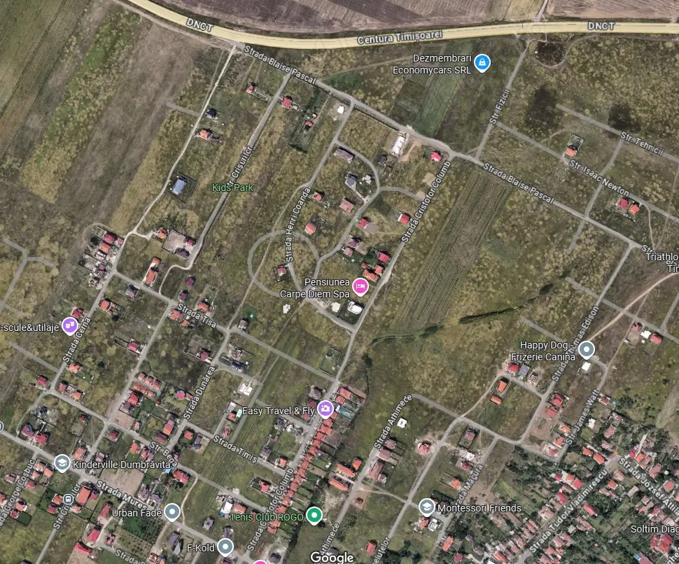 Teren, 642mp, fs=20m,  Dumbravita, zona Mures - Blaise Pascal