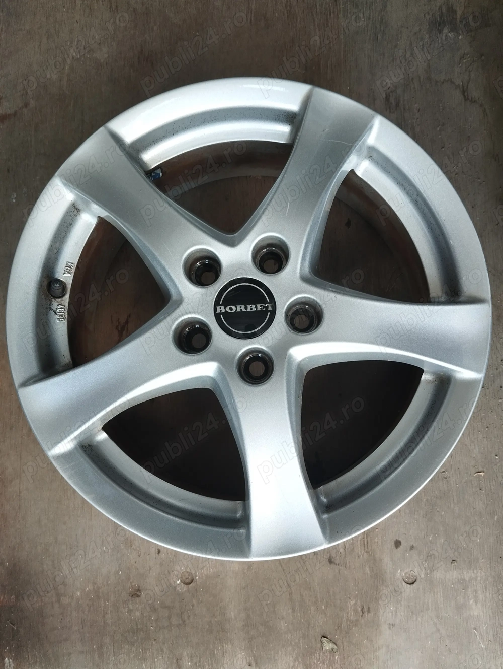 Jante aliaj 16 zoll marca  Borbet, gama Ford / Volvo cu senzori de presiune