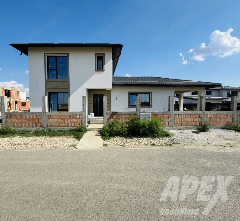 Casa individuala 4 camere | COMISION 0% | Terasa acoperita 23mp | Domnesti