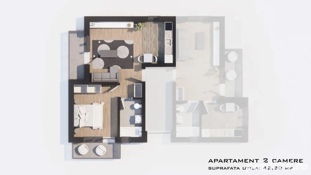 Apartamente 1 si 2 camere