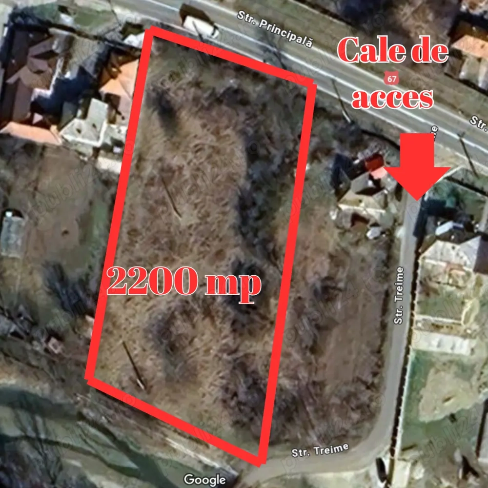 Oportunitate Teren Comuna Bunesti la drumul principal DN67