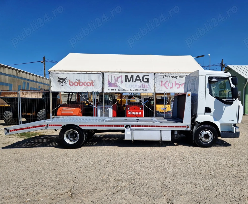 platforma auto Renault Midlum 220dxi, BA14 transport vehicule