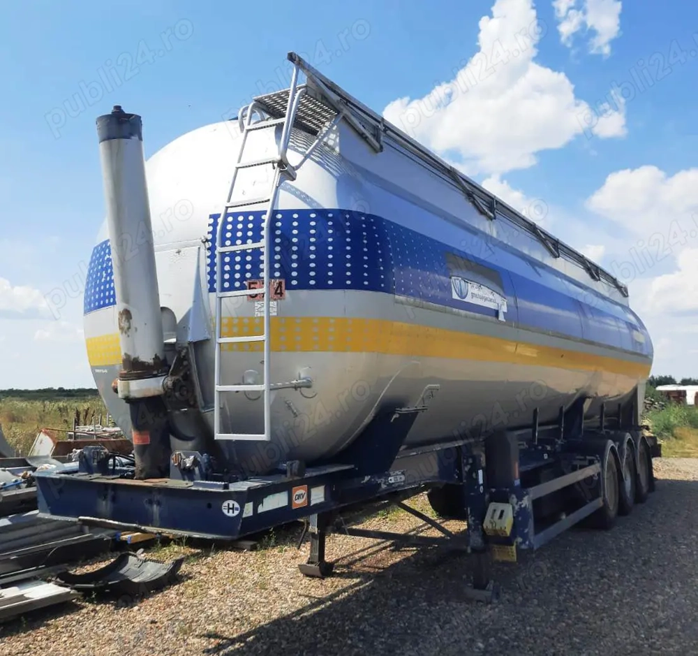 semiremorca Silo Feldbinder 58 m3, aluminiu