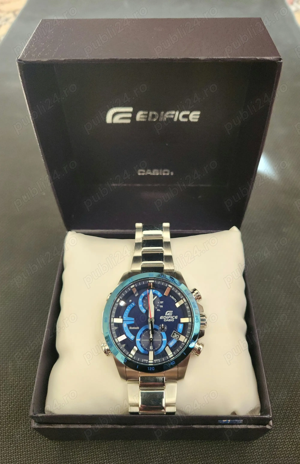 Ceas CASIO Edifice EQB-900 (5560) - Tough Solar, Bluetooth, cu cutie