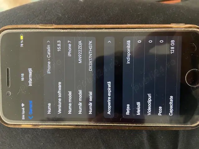 iPhone 7 128GB - Stare Excelentă - 100% Funcțional!