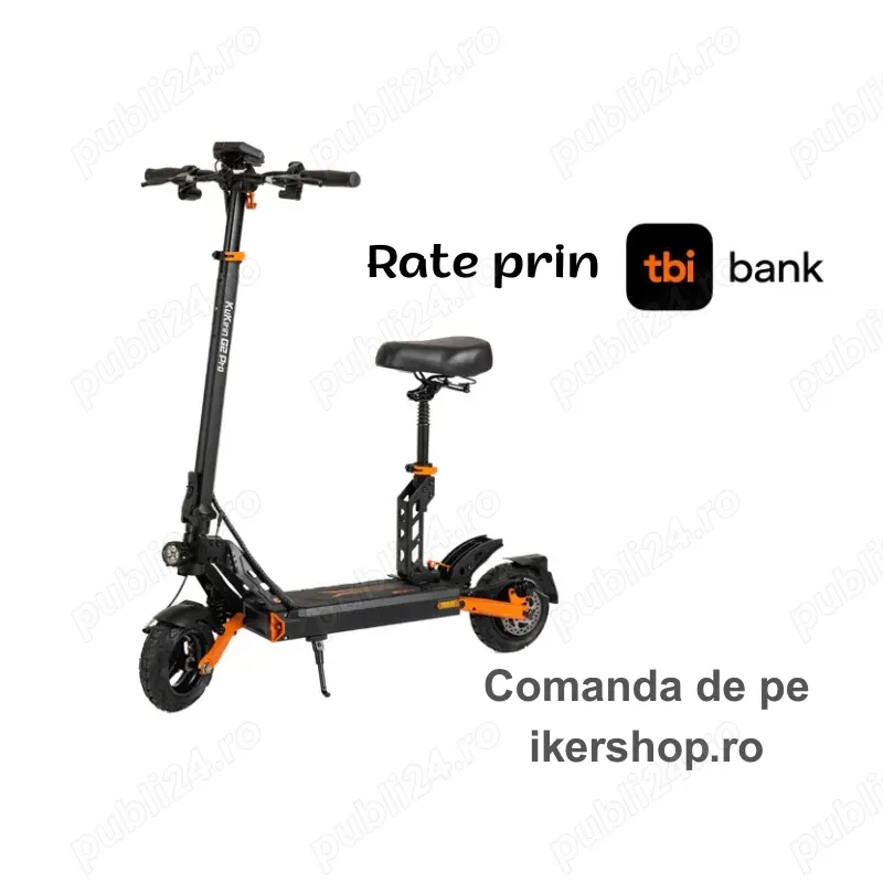 NOU! Trotineta electrica Kugoo KuKirin G2 Pro,Viteza max 45km h, 600W