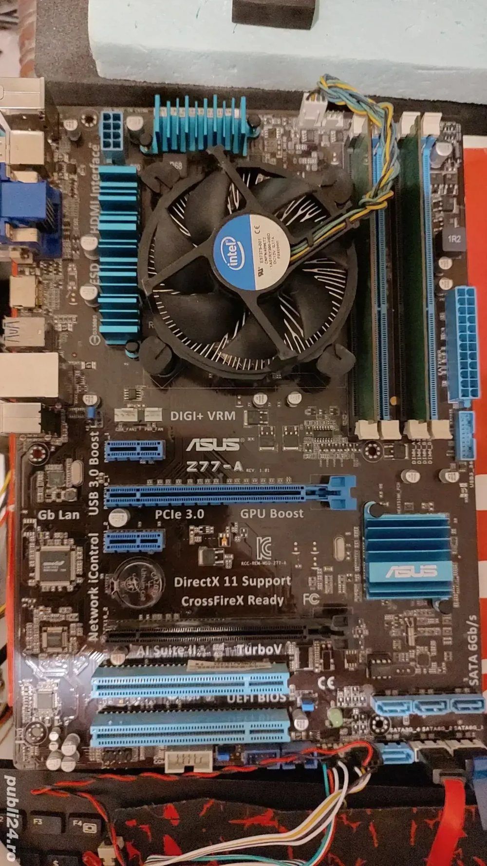 Kit INTEL I5-3570k, Placă de Bază și Rami