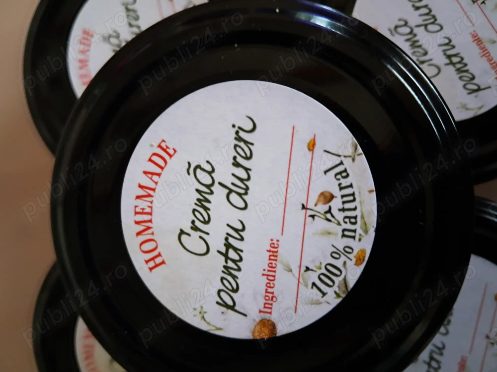 Cremă pentru dureri 100%natural