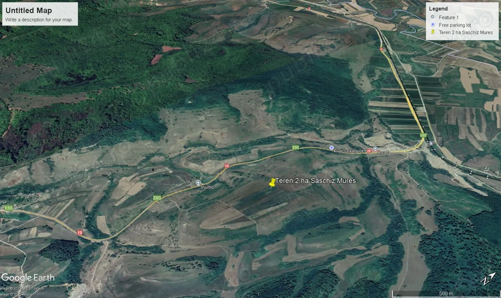 Teren extravilan 2 ha in comuna Saschiz Mures