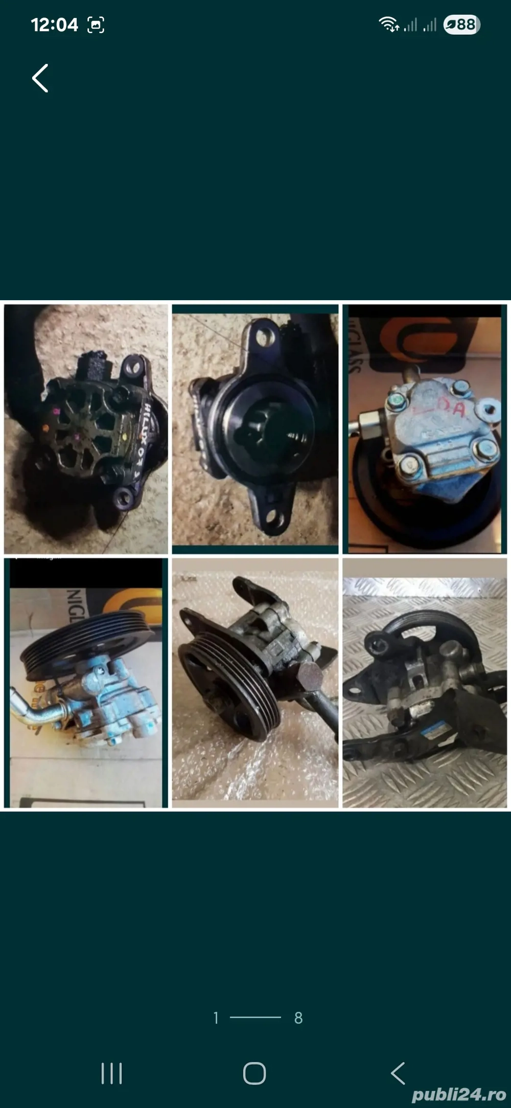 pompa servodirectie toyota hilux mitsubishi l200 pajero nissan navara patrol x trail ford ranger 