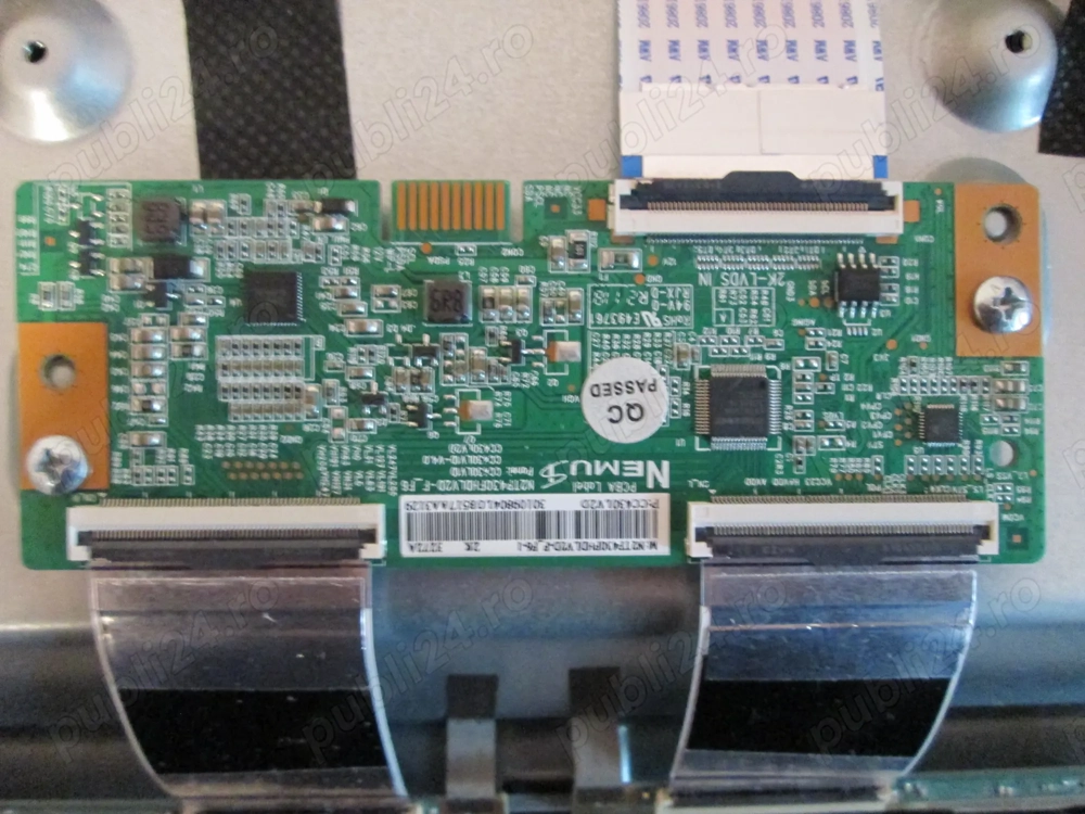 T-CON NEMUS N2TP430FHDLV2D-F-F6, recuperat dintr-un tv led VORTEX LEDV-43V650S functional