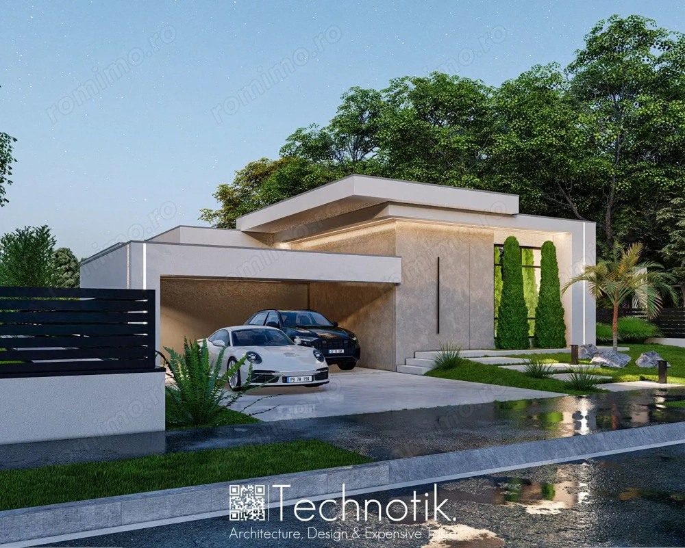 Arhitectura Moderna - Eleganta Pe un Singur Nivel - Luxury