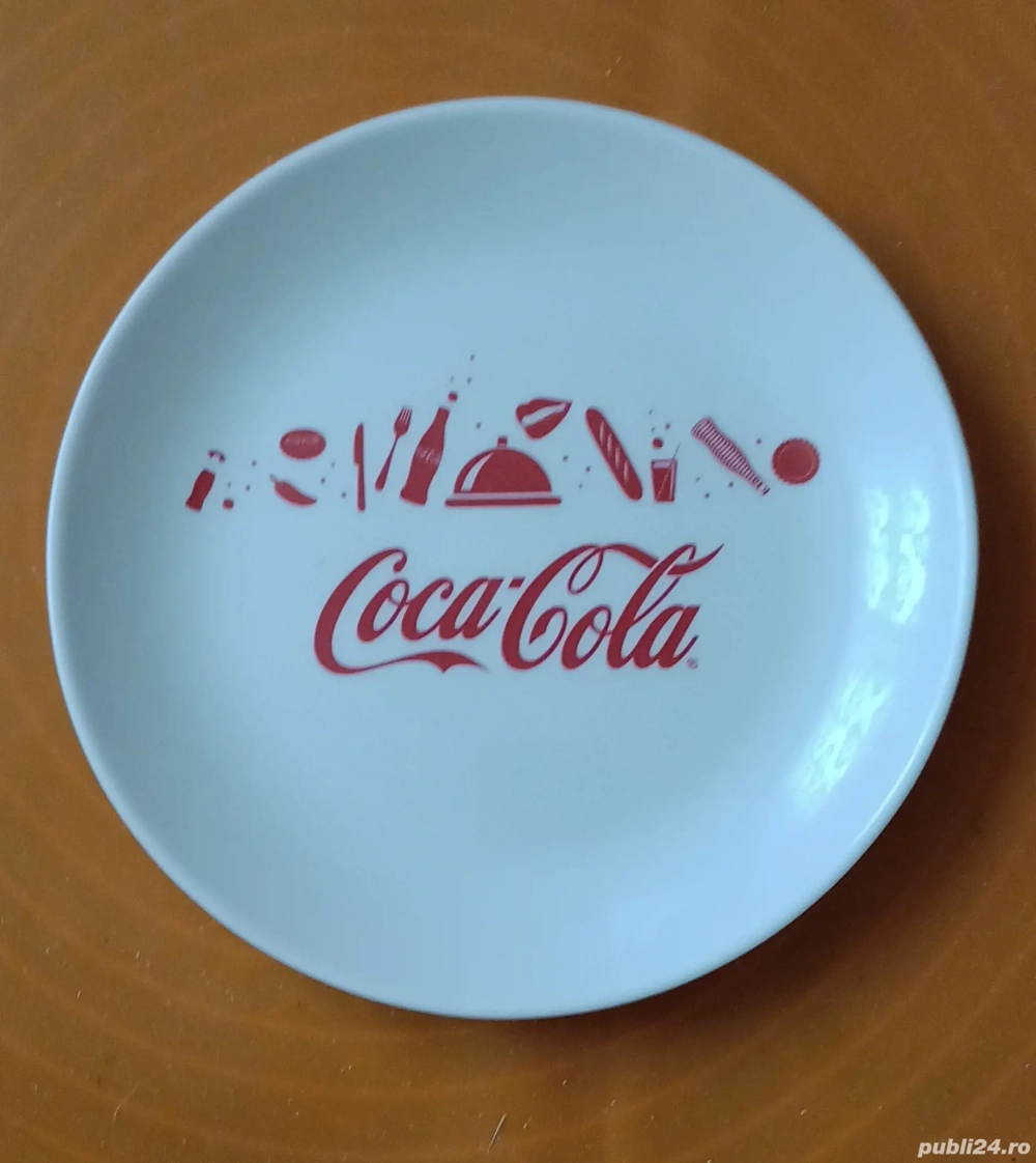 Farfurie Coca Cola din opal, noua