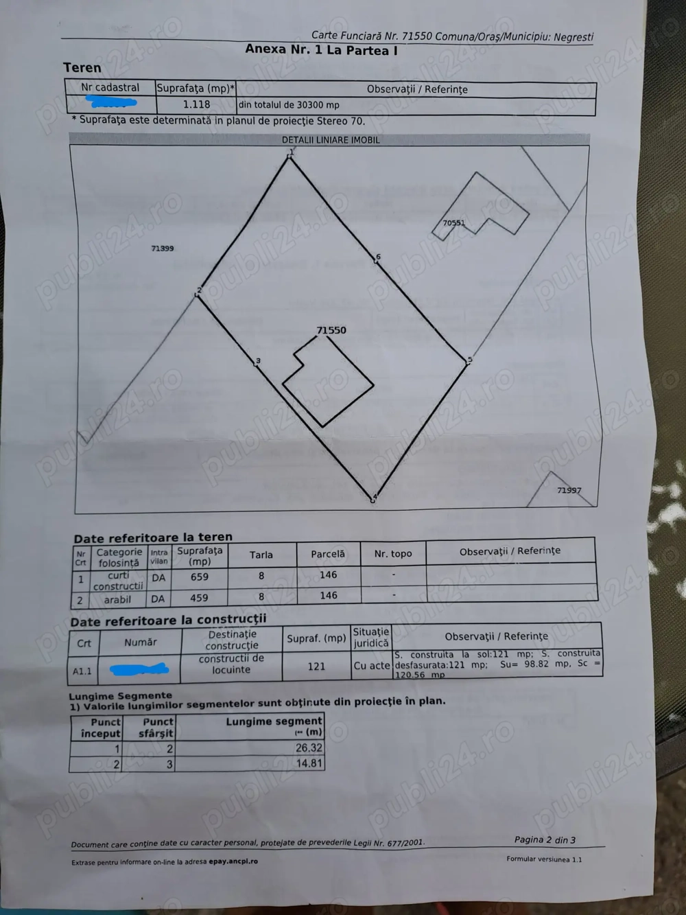 Vând teren intravilan, perfect pentru constructie casă Vând teren intravilan, perfect pentru constructie casă