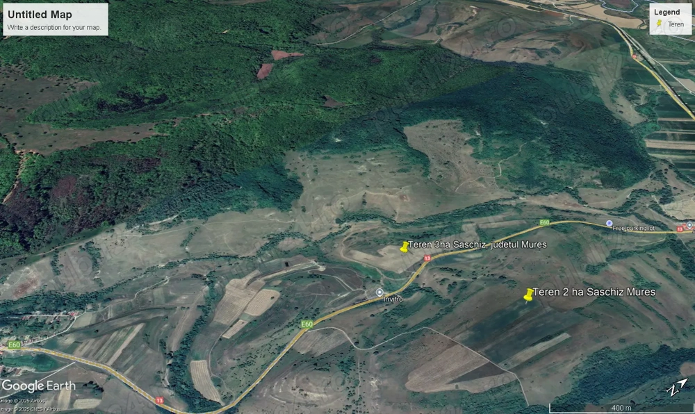 Teren extravilan 3ha in comuna Saschiz