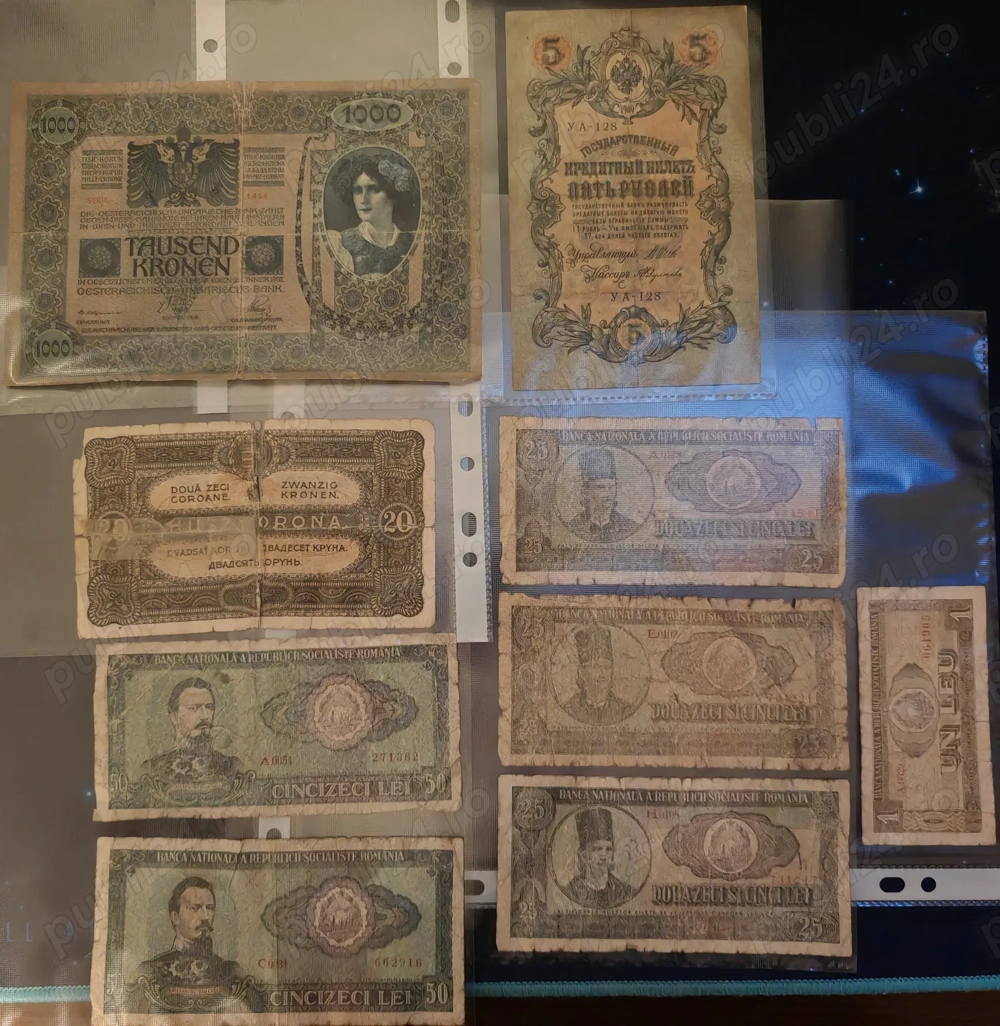 Vand bancnote si monede