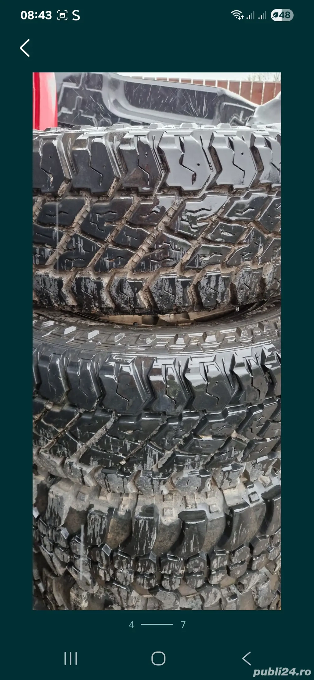 jante anvelope Ford Ranger Mazda B2500  nissan nisan navara 31x10.50 R15