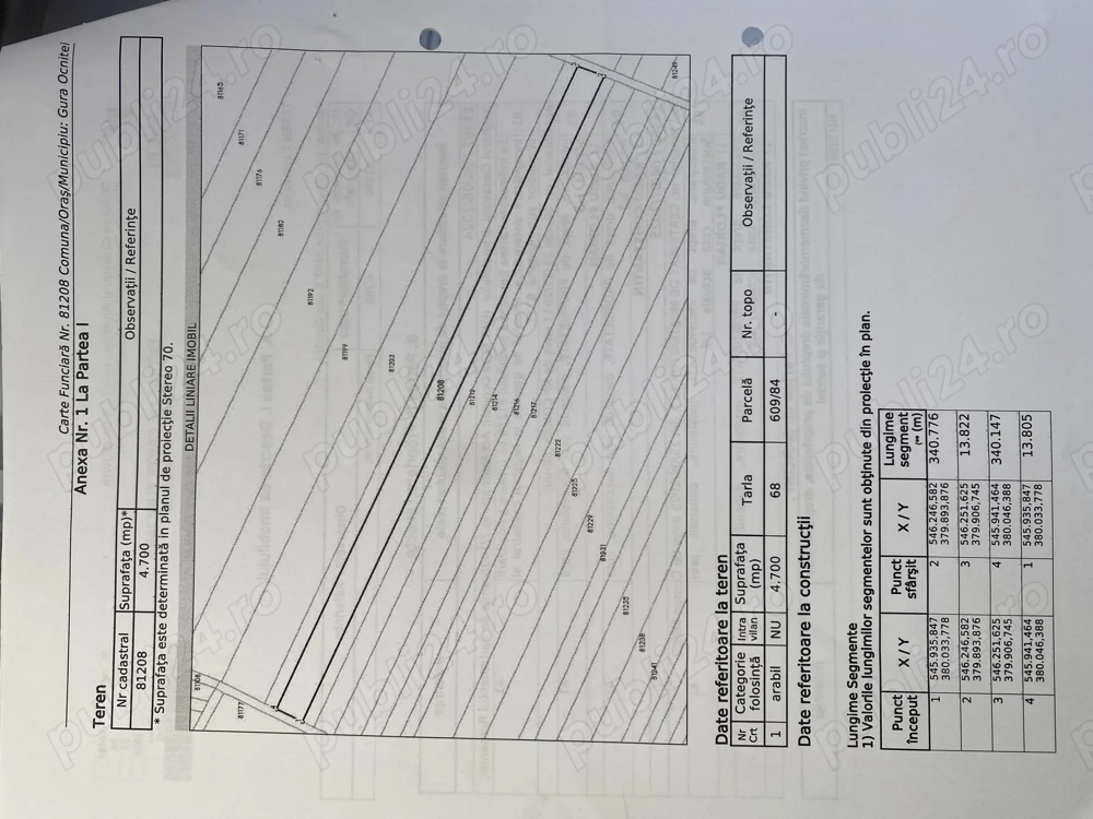 Vând teren extravilan 