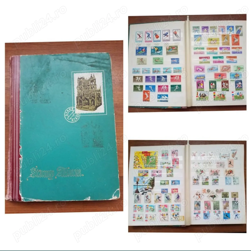 Clasor cu timbre romanesti si straine