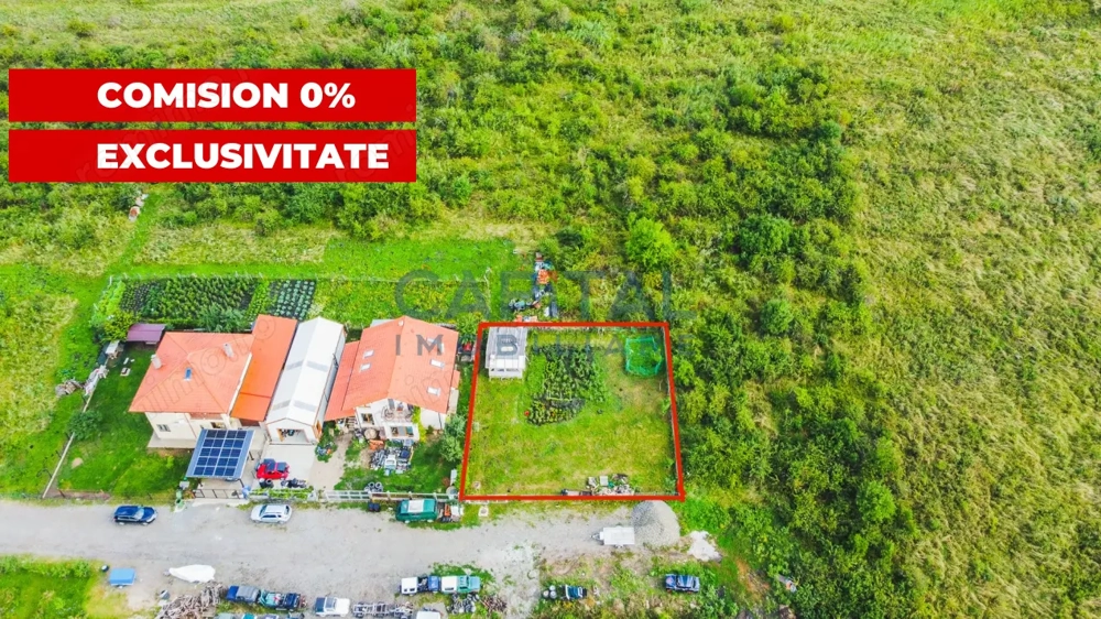 Comision ZERO| Teren 550 mp | 25 ml Front | Utilitati pe Teren | Capat de strada