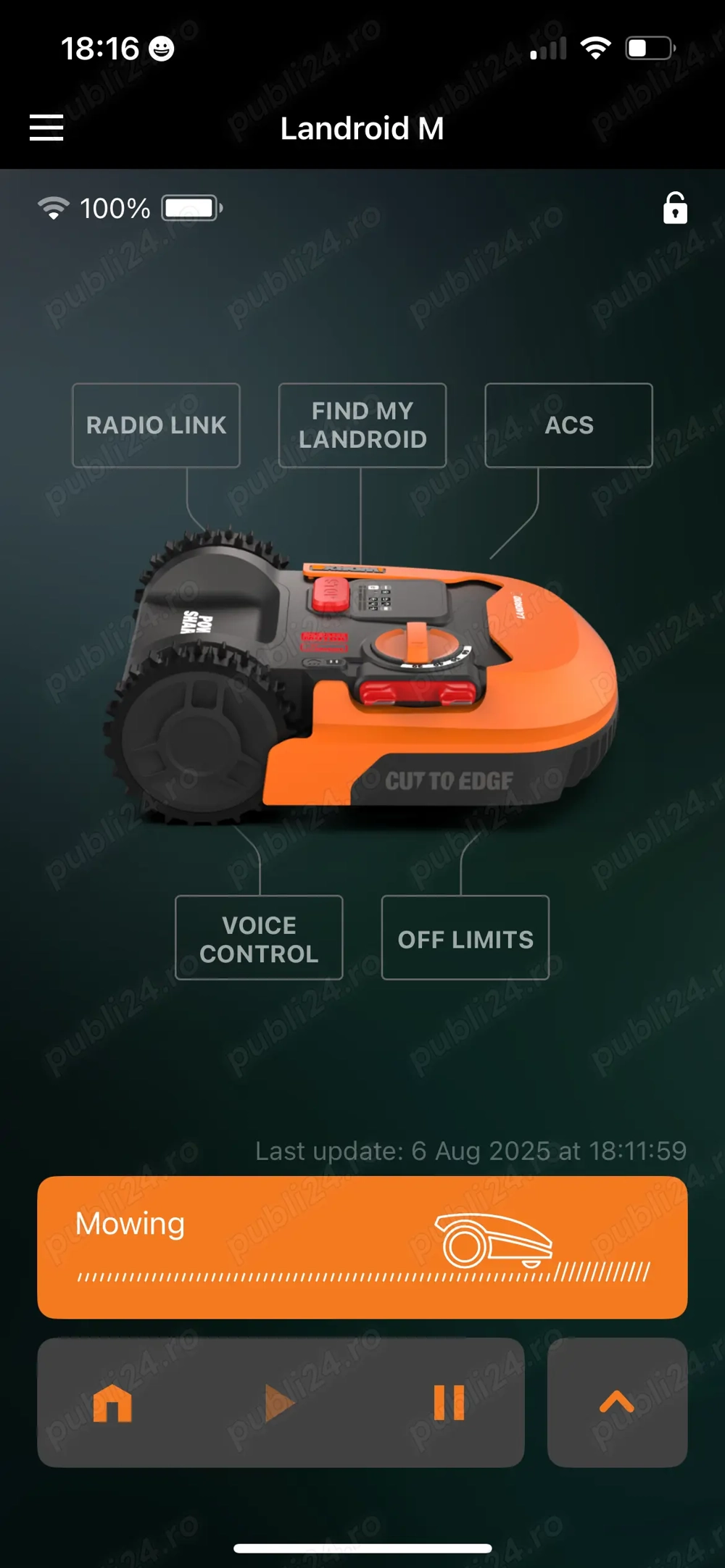 Robot gazon worx landroid