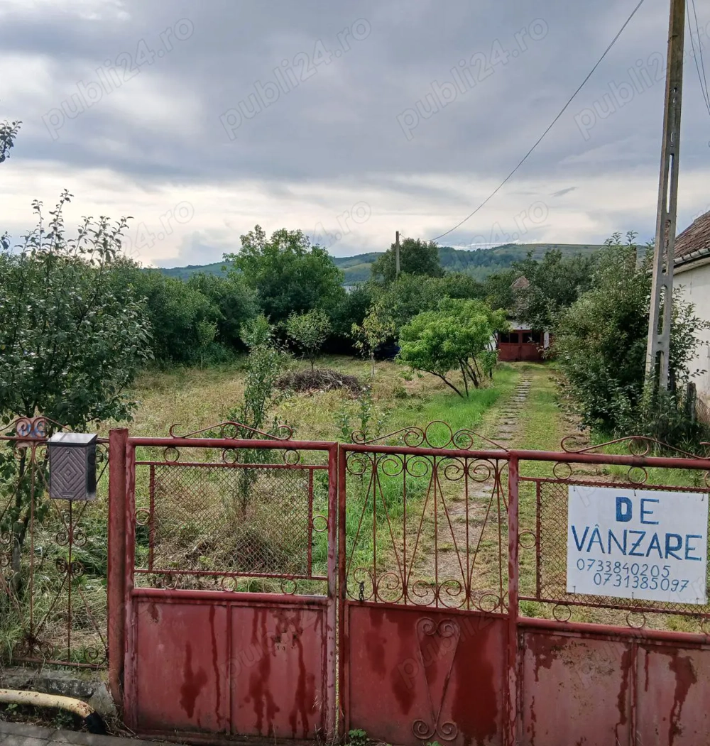 Vând casă compusă din 2 imobile, cu teren la țară în sat Abuș jud. Mureș 